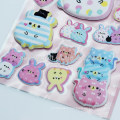 Série Kids Love Rabbit Animal Design Cute 3D Puffy Sticker